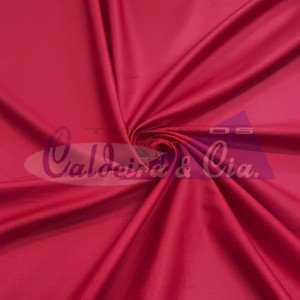 Tecido Tricoline Silky Lisa cor - 2720 (Vermelho)